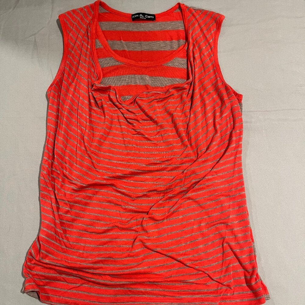 Kim & Cami Sleeveless Top Size M